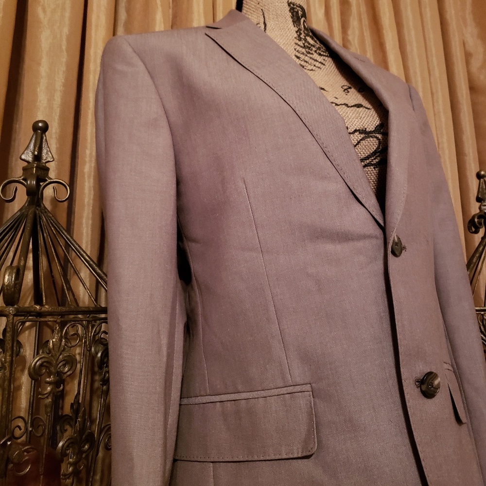 ♠️2xHP♠️JF J.FERRAR Tan Slim Fit Suit - Picture 2 of 8